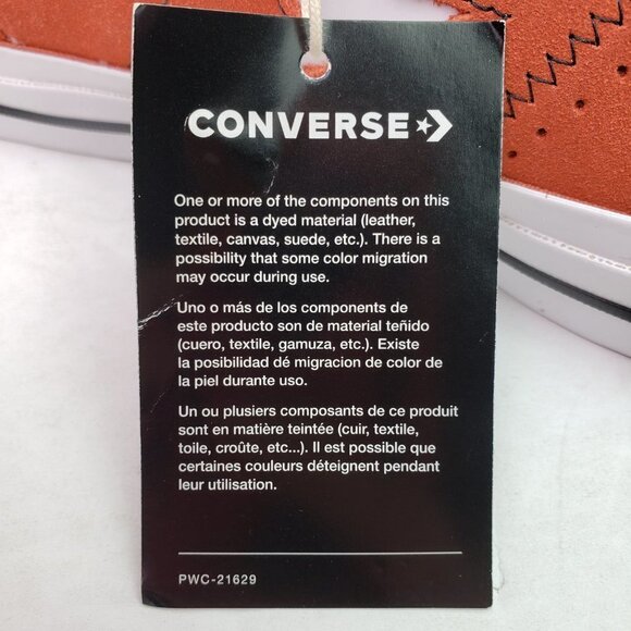 NEW Converse Cons One Star Pro Mens Sz 8 Wms 9.5 Red Low Sneaker Shoes 172633C - Picture 12 of 12